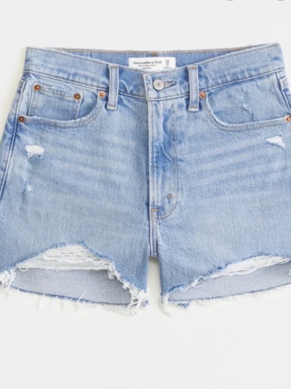 Abercrombie & Fitch The 4” Mom Short High Rise